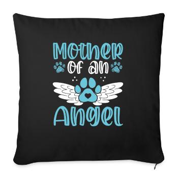 Dog Mom Dog Condolences Remembrance Dog Dad - Sofa pillow with filling 45cm x 45cm - black - Front