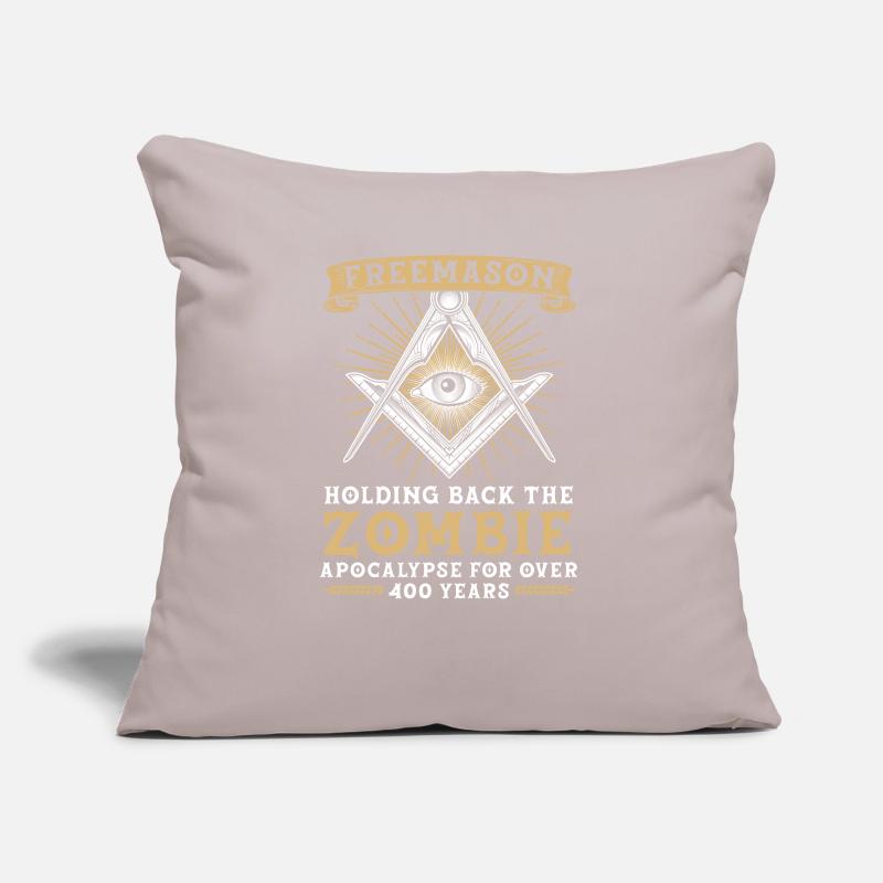 Freemason Fraternal Freemasonry Square Compass Sofa pillow with filling 45cm x 45cm