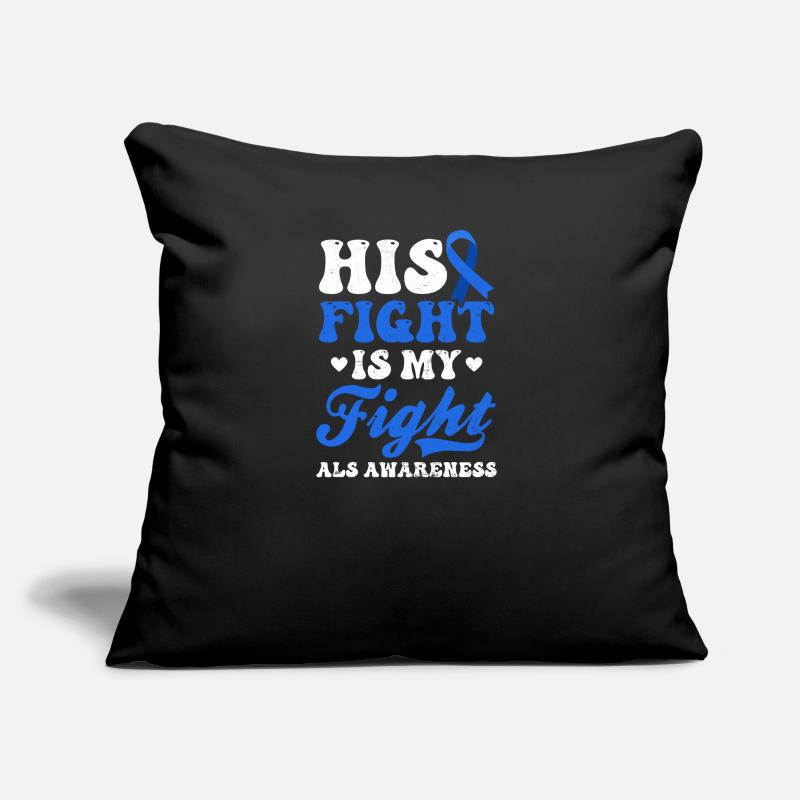 Als prend conscience de son mon combat Coussin et housse de 45 x 45 cm