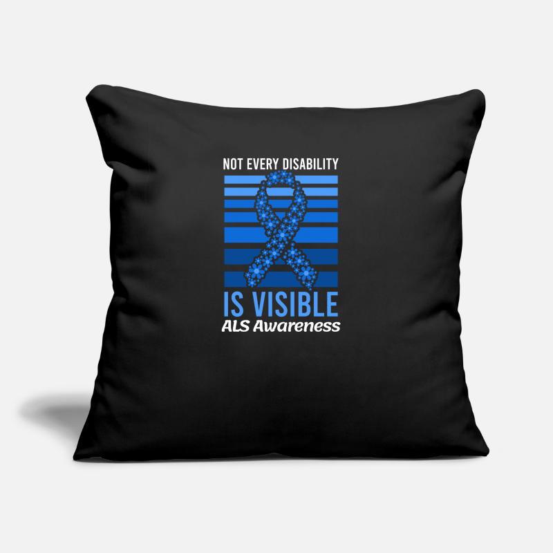 Als Awarenesss Not Every Disability Visible Sofa pillow with filling 45cm x 45cm