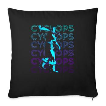 Zyklop Zyklopen Antike griechische Mythologie Retr - Sofakissen mit Füllung 45 x 45 cm - Schwarz - Vorne