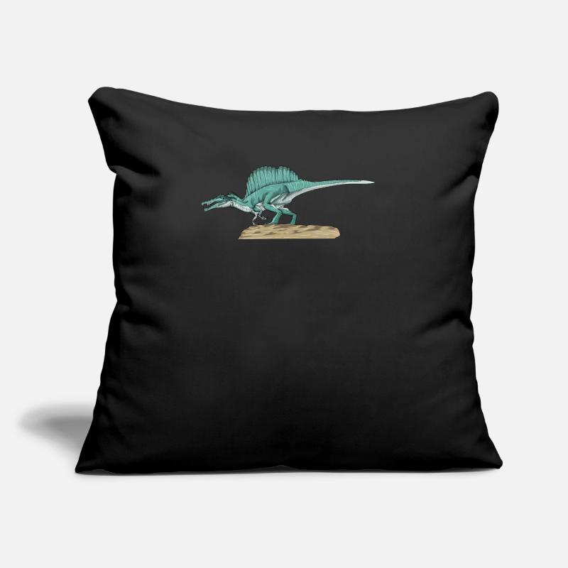 Spinosaurus I Thorn Lizard Cretaceous Fossil Sofa pillow with filling 45cm x 45cm