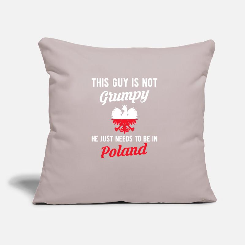 This Guy Is Not Grumpy He Just Need To Be In... Sofa pillow with filling 45cm x 45cm
