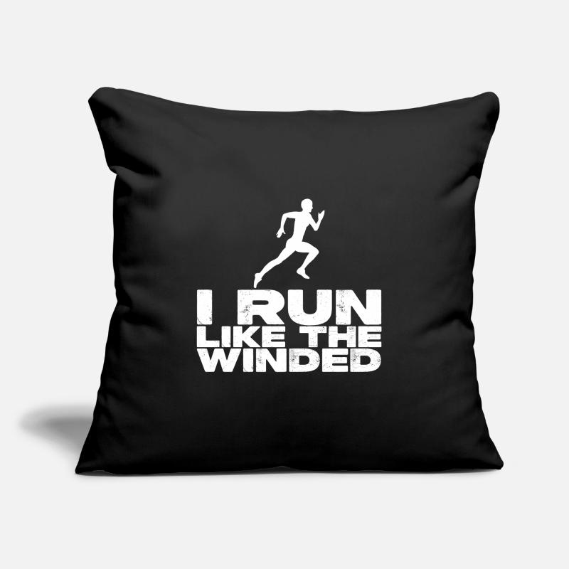 Je cours comme le Winded 2 Coussin et housse de 45 x 45 cm