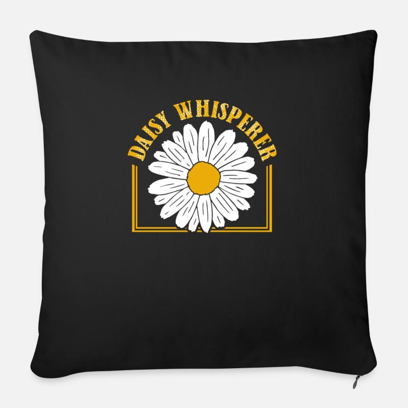 Hobby Jardinier Jardinier Fleur d’Oie - Coussin et housse de 45 x 45 cm - noir