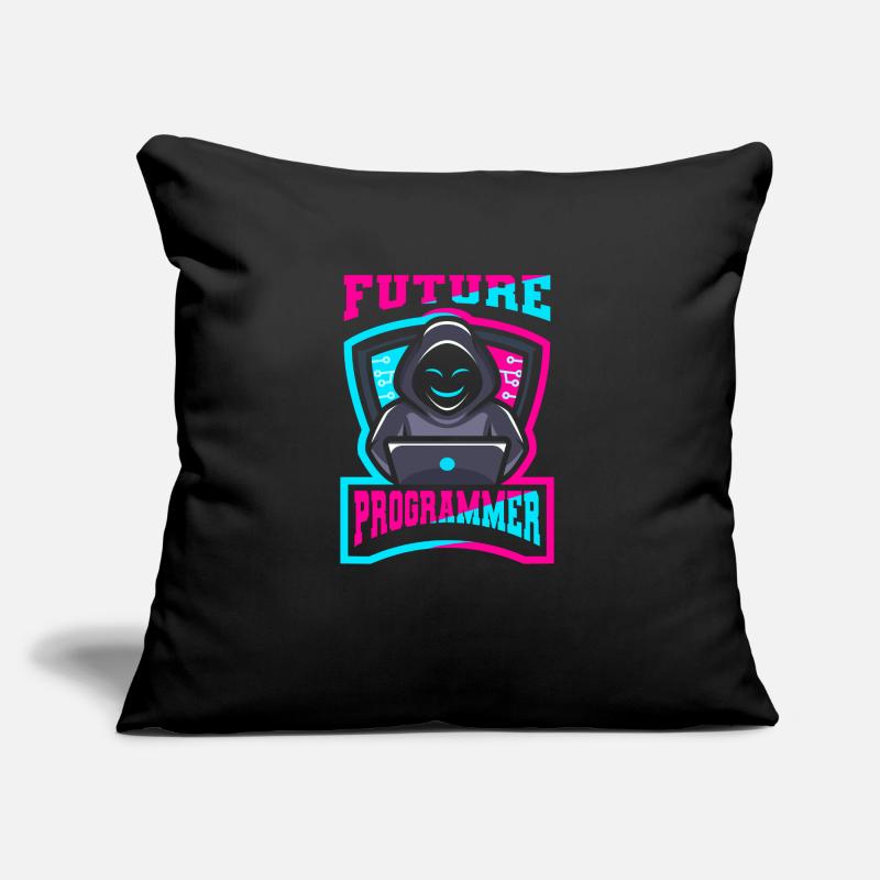 Programmeur Coder Développeur de logiciels Coussin et housse de 45 x 45 cm