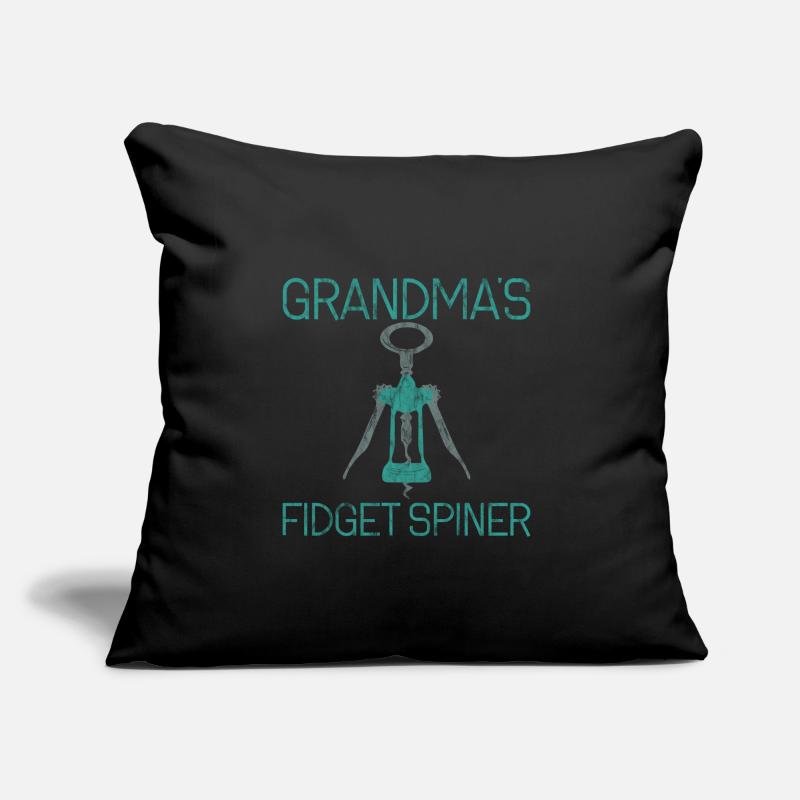 Fidget Spinner de grand-mère 3 Coussin et housse de 45 x 45 cm