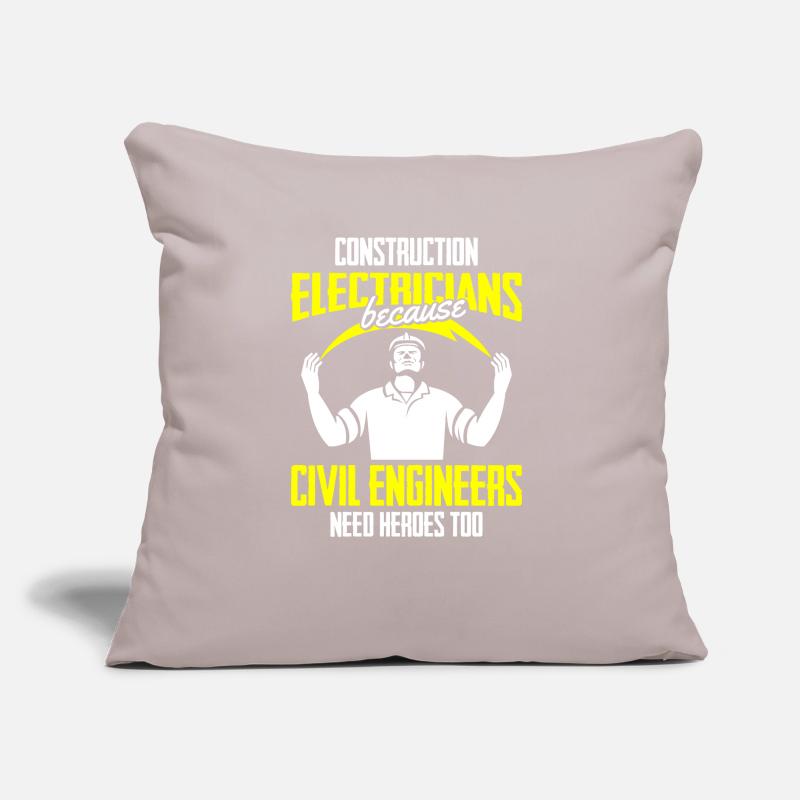 Electrician Electrical Engineer Electronics Technician Sofa pillow with filling 45cm x 45cm