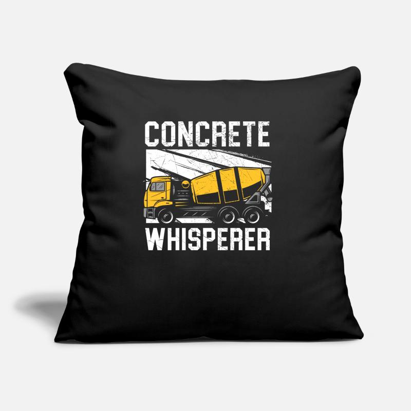 Concrete Whisperer Profession Construction Worker Sofa pillow with filling 45cm x 45cm