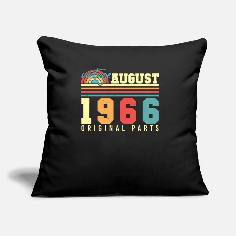 Original août 1966 Coussin et housse de 45 x 45 cm