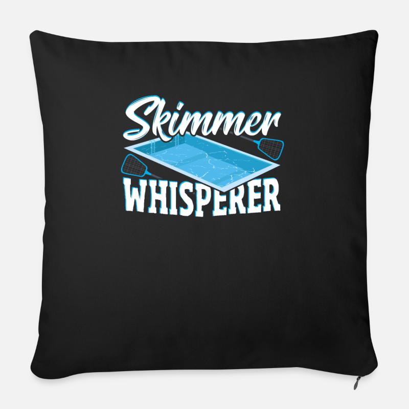 Pool Guy Design Für Einen Pool Boy - Sofakissen mit Füllung 45 x 45 cm - Schwarz