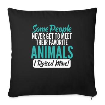 Athletic Athletic Father - Sofa pillow with filling 45cm x 45cm - black - Front