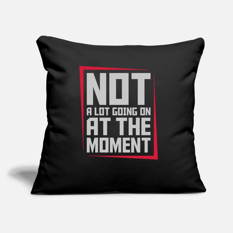 Not much going on Sofa pillow with filling 45cm x 45cm