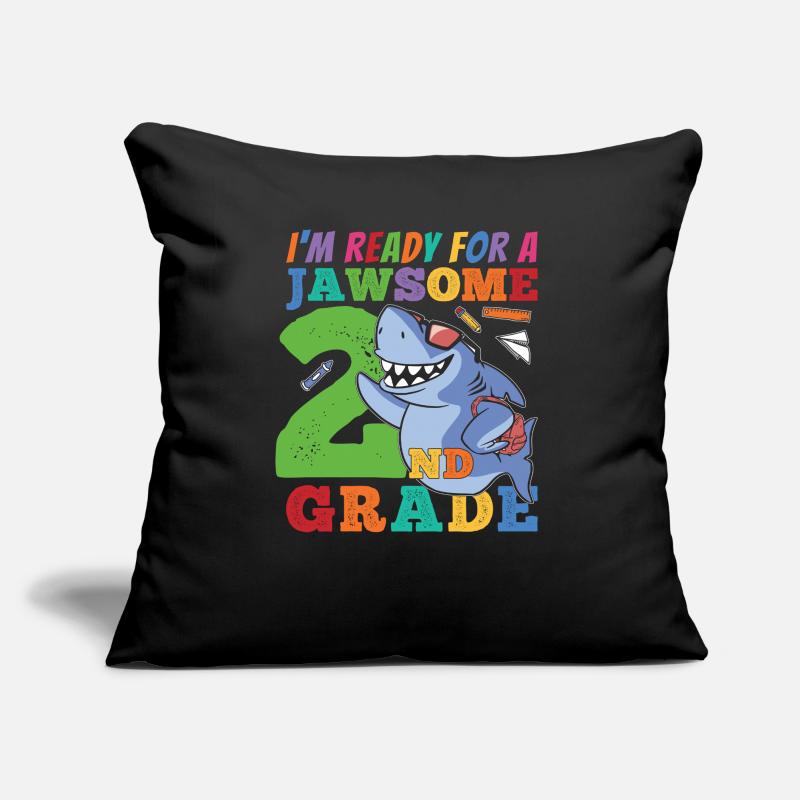 Second Grader Awesome Back to School Gift Idea Sofa pillow with filling 45cm x 45cm