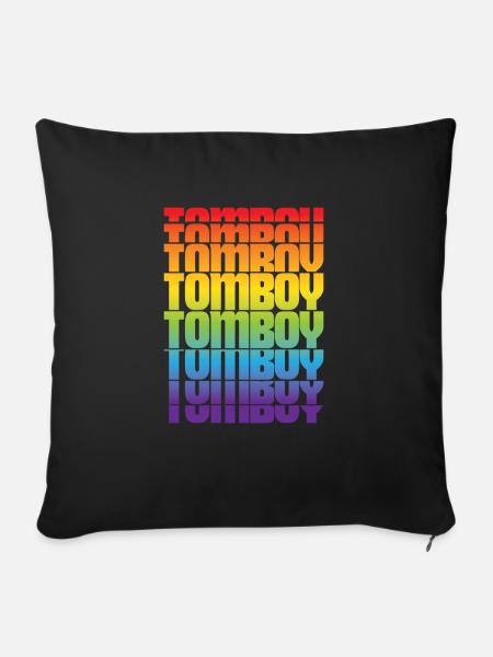 tomboy Style, Tomboy, Streetwear - Sofakissen mit Füllung 45 x 45 cm - Schwarz