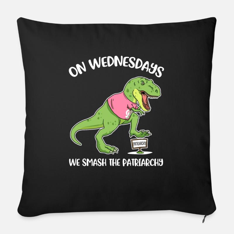 We Smash The Patriarchy Feminismus Geschenk - Sofakissen mit Füllung 45 x 45 cm - Schwarz