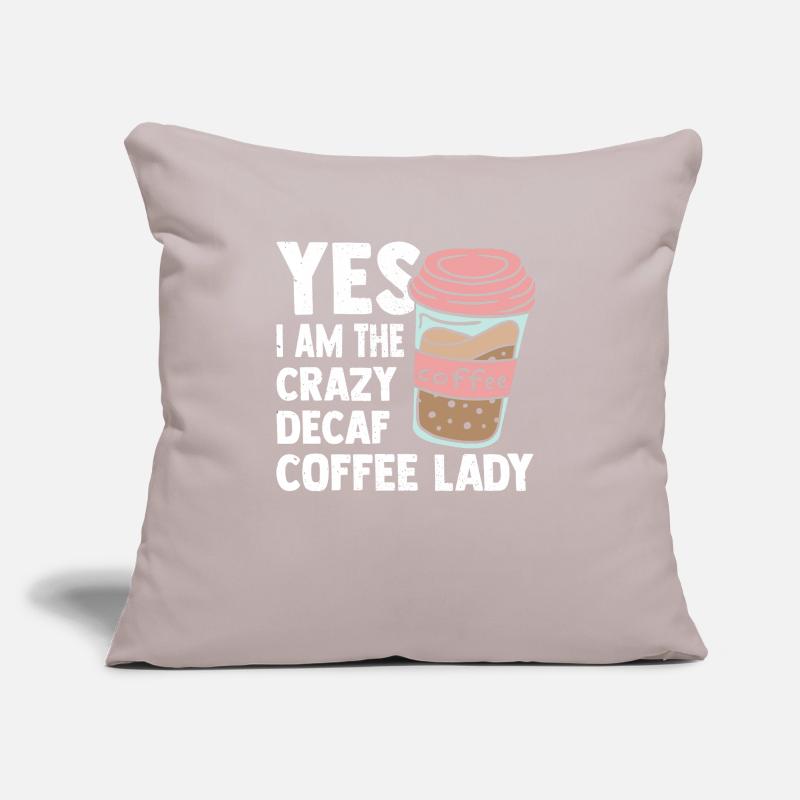 Decaf Coffee - Decaffeinated Sofa pillow with filling 45cm x 45cm