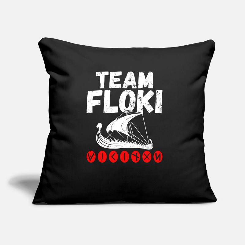 L’équipe Floki des constructeurs navals Coussin et housse de 45 x 45 cm