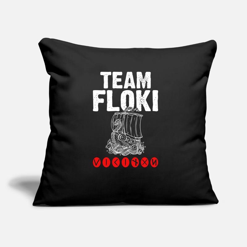 L’équipe Floki le constructeur naval Coussin et housse de 45 x 45 cm