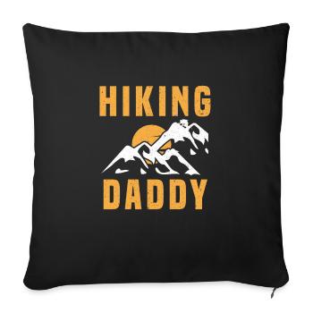 Klettern Kletterer Berge Kletterwand Kletterdad - Sofakissen mit Füllung 45 x 45 cm - Schwarz - Vorne