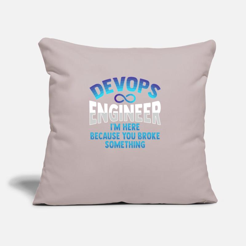 Sys-Admin Developer Devops Engineer Sofa pillow with filling 45cm x 45cm