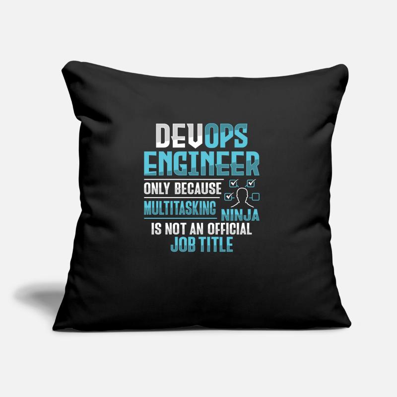 Ingénieur Devops développeur Sys-Admin Coussin et housse de 45 x 45 cm