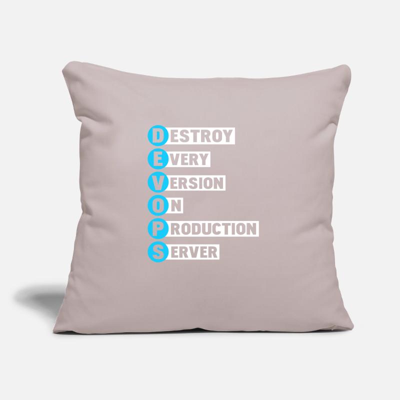Devops Sys-Admin Developer Heroes Conception Coussin et housse de 45 x 45 cm