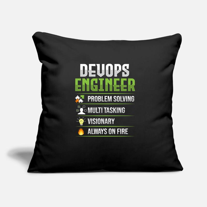 Devops Sys-Admin Developer Sofa pillow with filling 45cm x 45cm