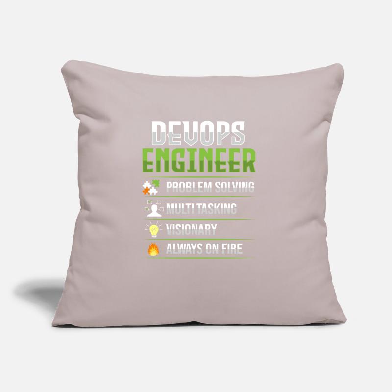 Devops Sys-Admin Entwickler Sofakissen mit Füllung 45 x 45 cm