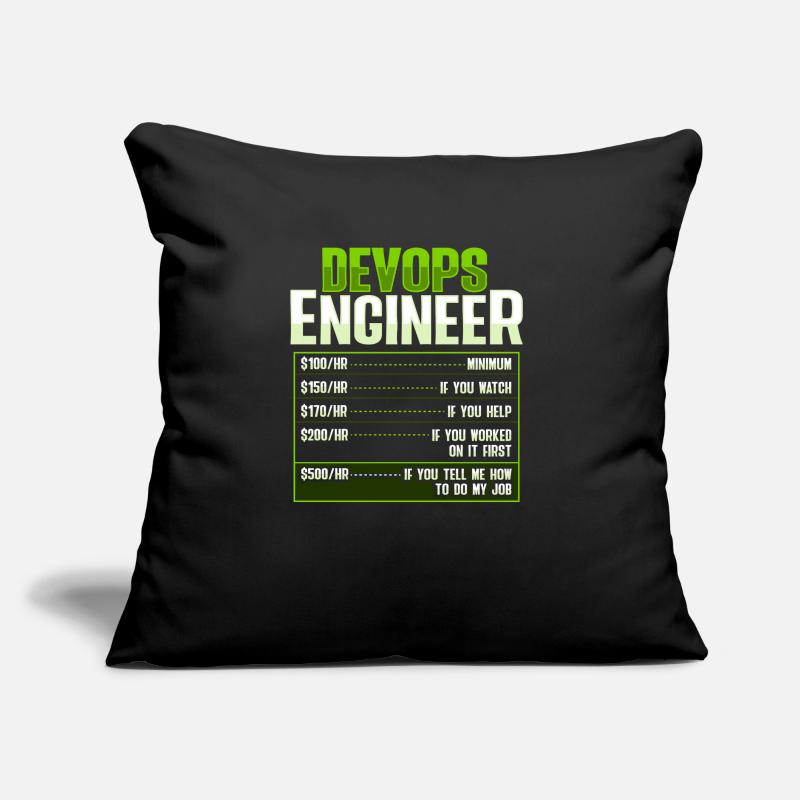 Devops Sys-Admin Developer Sofa pillow with filling 45cm x 45cm
