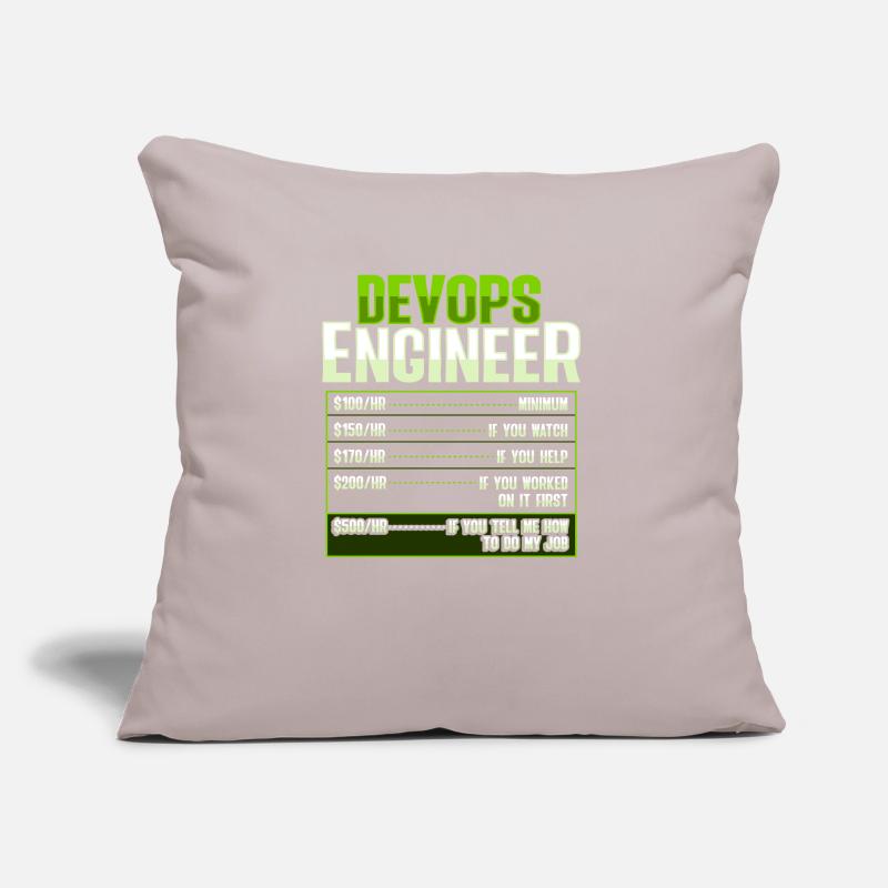 Développeur Devops Sys-Admin Coussin et housse de 45 x 45 cm