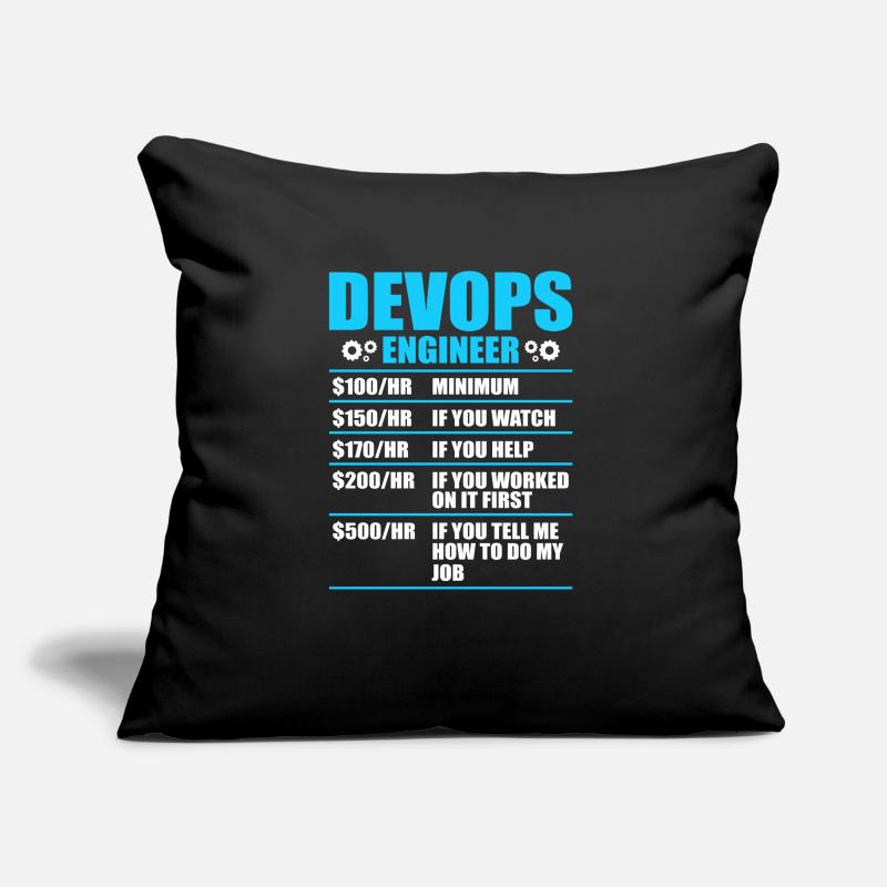 Devops Sys-Admin Developer Sofa pillow with filling 45cm x 45cm