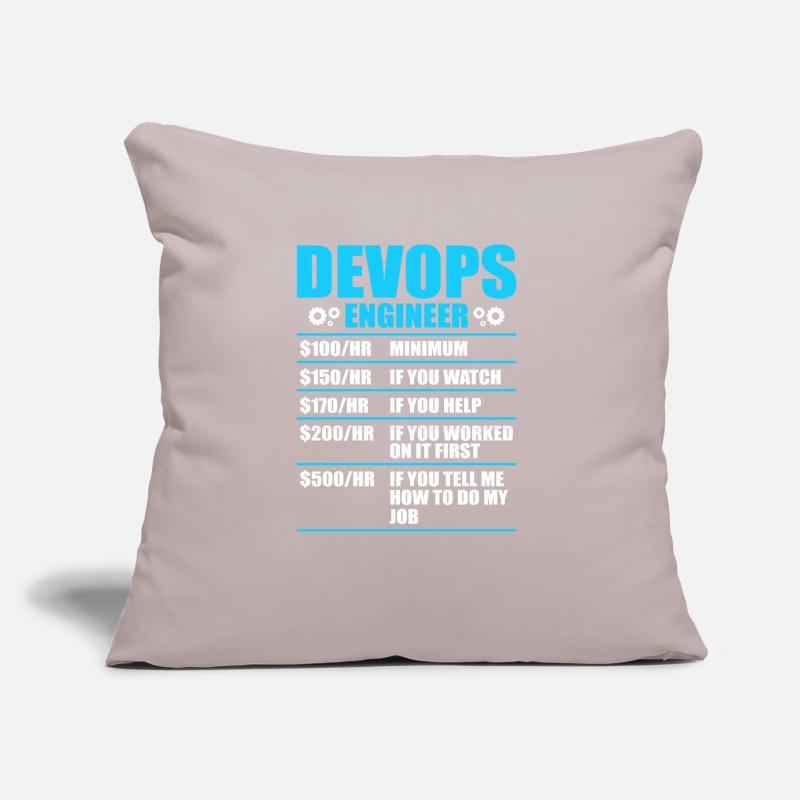 Devops Sys-Admin Developer Sofa pillow with filling 45cm x 45cm