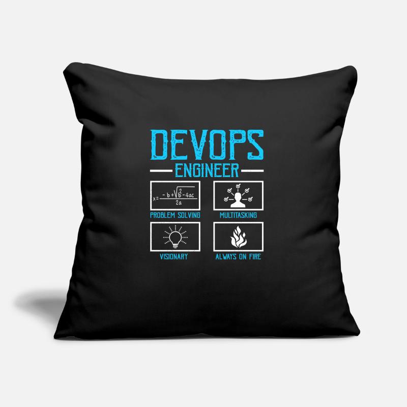 Devops Sys-Admin Developer Sofa pillow with filling 45cm x 45cm