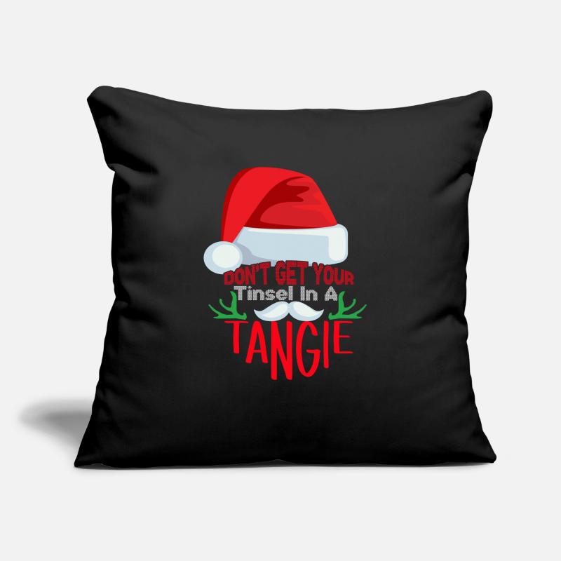 Don't get your tinsel into a tangle Sofa pillow with filling 45cm x 45cm