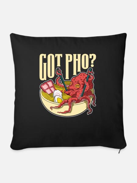 Got Pho Pho Geschenk - Sofakissen mit Füllung 45 x 45 cm - Schwarz