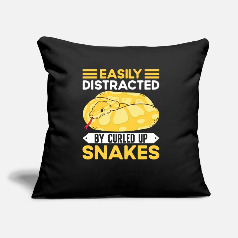 Banana Ball Python Spruch Sofakissen mit Füllung 45 x 45 cm