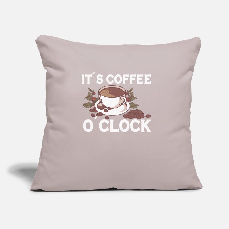 Coffee Lover Caffeine Molecule Java Latte Espresso Sofakissen mit Füllung 45 x 45 cm