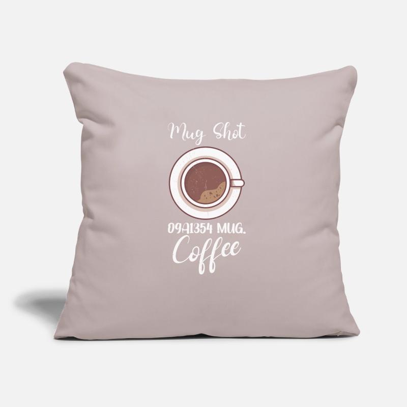 Coffee Lover Caffeine Molecule Java Latte Espresso Sofakissen mit Füllung 45 x 45 cm