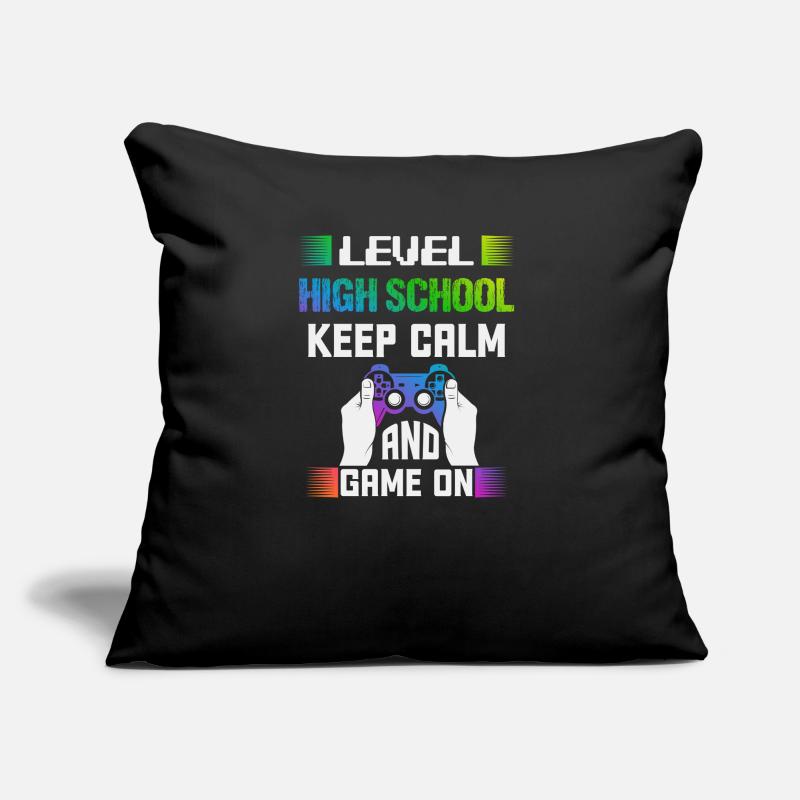 Level HIGH SCHOOL keep calm and game on Sofakissen mit Füllung 45 x 45 cm