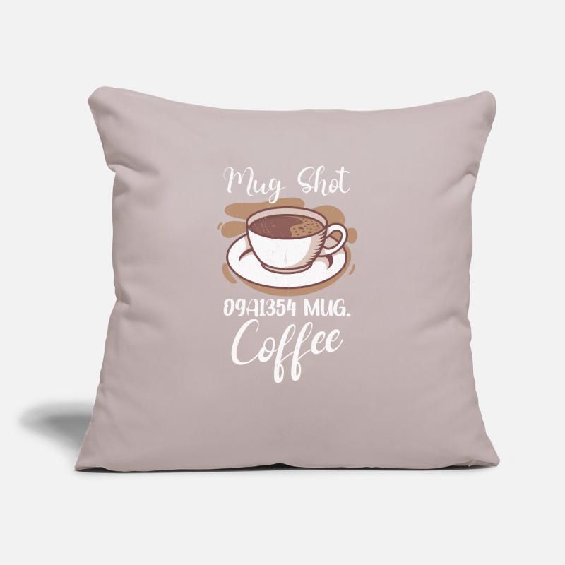 Coffee Lover Caffeine Molecule Java Latte Espresso Sofakissen mit Füllung 45 x 45 cm