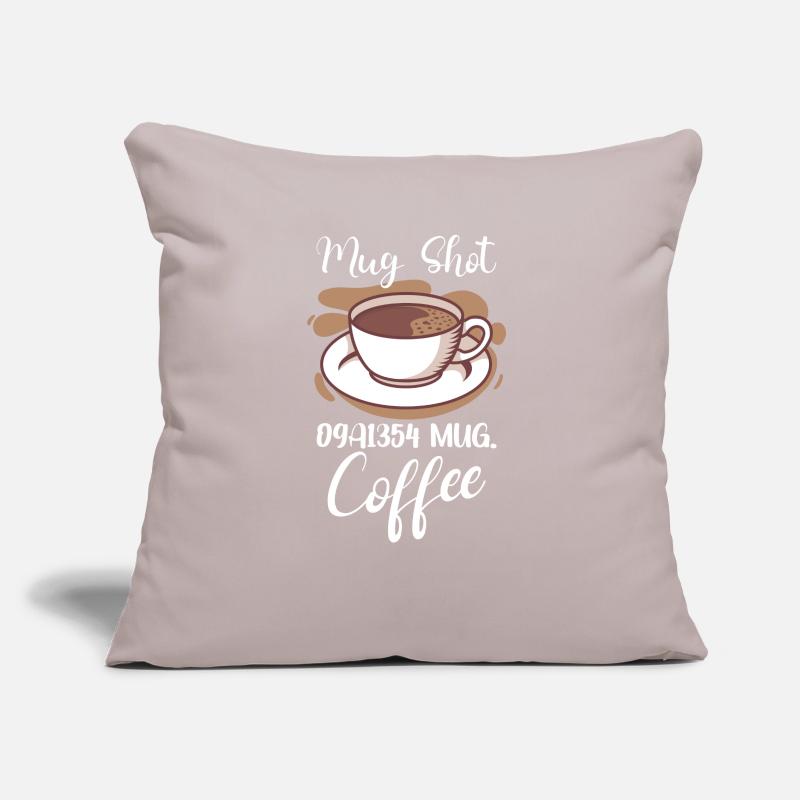 Coffee Lover Caffeine Molecule Java Latte Espresso Sofakissen mit Füllung 45 x 45 cm