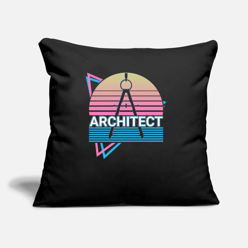 Architect Architecture Retro Sofa pillow with filling 45cm x 45cm