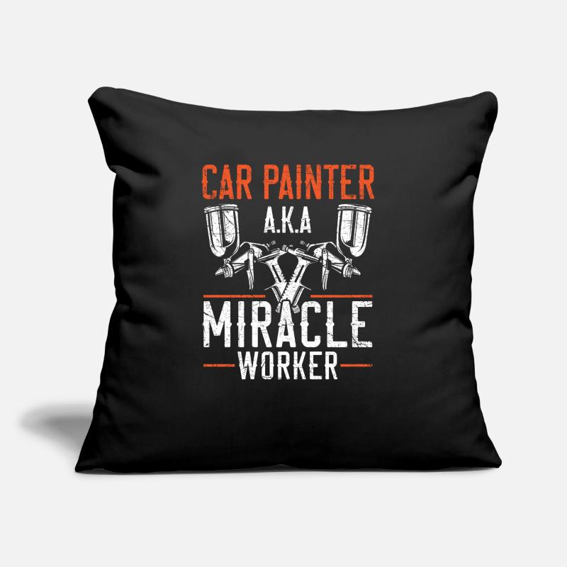 Car Painter Miracle Worker Auto Body Painter Sofa pillow with filling 45cm x 45cm
