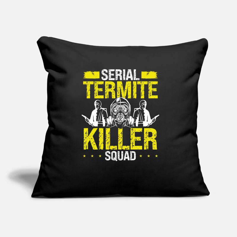 Termite Control Technician Termite Killer Pest Sofakissen mit Füllung 45 x 45 cm