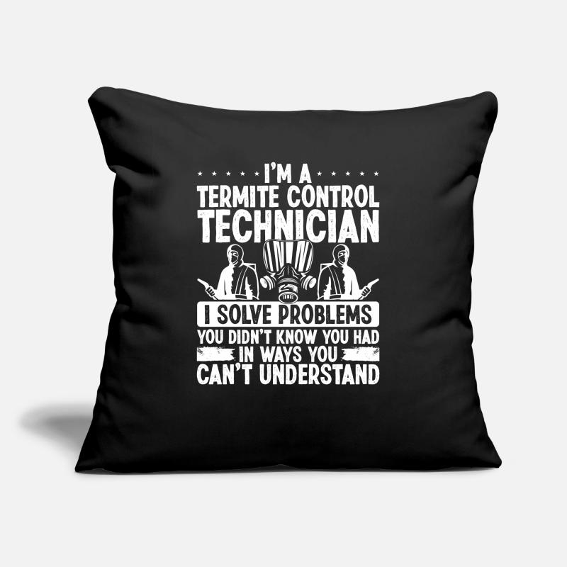 Termite Control Technician Solve Pest Controller Sofa pillow with filling 45cm x 45cm