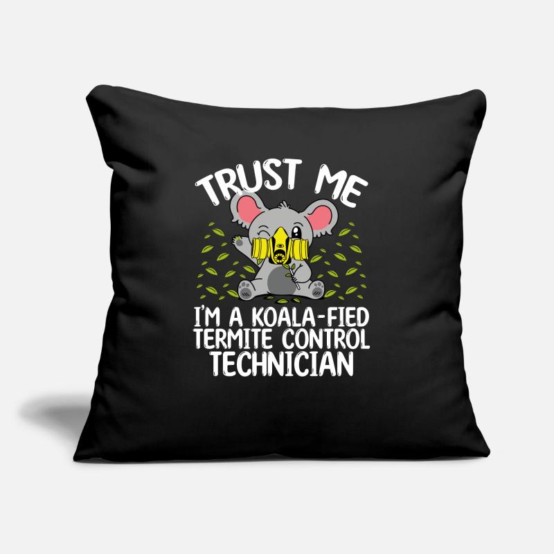 Termite Control Worker Tech Koala Pest Officer Sofa pillow with filling 45cm x 45cm