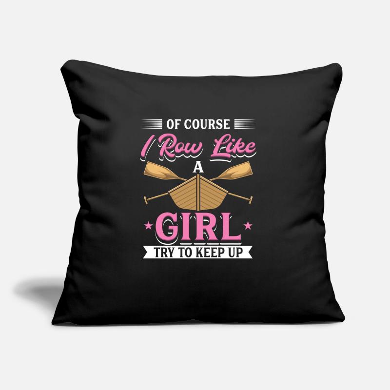 Je rame comme une rameuse Coussin et housse de 45 x 45 cm