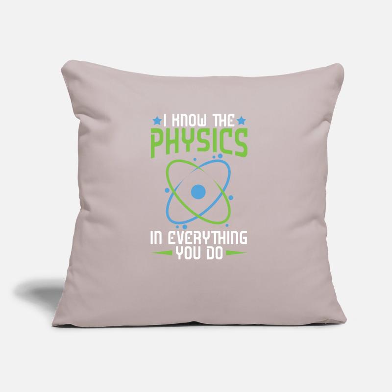 Physics Phyiker Applied Physics Sofa pillow with filling 45cm x 45cm