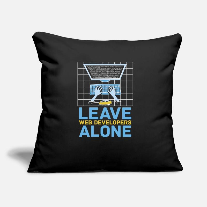 Web Developer Web Developer Web Developer Sofa pillow with filling 45cm x 45cm